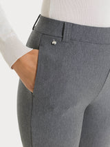 Pantalone dritto con taschino in Compact Neri Donna - Ragno