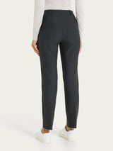Pantalone dritto con taschino in Compact Neri Donna - Ragno