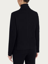 Blazer corto in Velvet Neri Donna - Ragno
