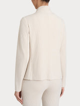 Blazer corto in Velvet Bianchi Donna - Ragno