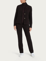 Blazer corto in Velvet Marroni Donna - Ragno