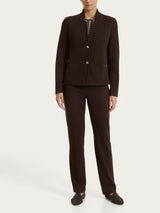 Blazer corto in Velvet Marroni Donna - Ragno