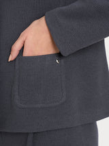 Blazer corto in Velvet Grigi Donna - Ragno