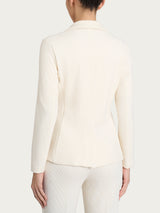 Blazer con due bottoni in Velvet Bianchi Donna - Ragno