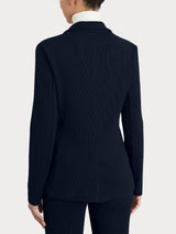 Blazer con due bottoni in Velvet Blu Donna - Ragno
