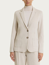 Blazer con due bottoni in Velvet Bianchi Donna - Ragno