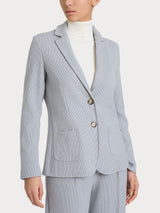 Blazer con due bottoni in Velvet Grigi Donna - Ragno