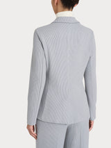 Blazer con due bottoni in Velvet Grigi Donna - Ragno