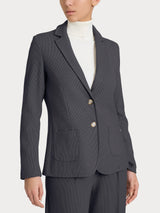Blazer con due bottoni in Velvet Grigi Donna - Ragno