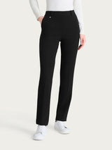 Pantalone dritto con tasche in Velvet Neri Donna - Ragno