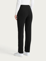 Pantalone dritto con tasche in Velvet Neri Donna - Ragno