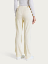 Pantalone dritto con tasche in Velvet Bianchi Donna - Ragno