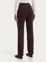 Pantalone dritto con tasche in Velvet Marroni Donna - Ragno