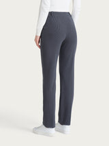 Pantalone dritto con tasche in Velvet Grigi Donna - Ragno