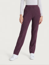 Pantalone dritto con tasche in Velvet Viola Donna - Ragno