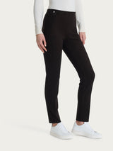 Pantalone a sigaretta con spacchetti in Velvet Marroni Donna - Ragno