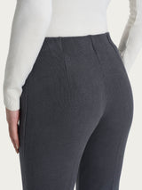 Pantalone a sigaretta con spacchetti in Velvet Grigi Donna - Ragno