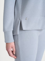 Felpa girocollo in Velvet Grigi Donna - Ragno