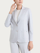 Blazer due bottoni in Cashmere Compact Neri Donna - Ragno