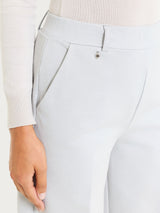 Pantalone a palazzo con tasche in Cashmere Compact Neri Donna - Ragno
