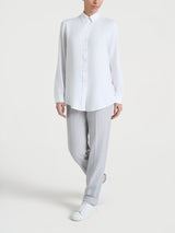 Camicia in Winter EcoSeta Bianchi Donna - Ragno