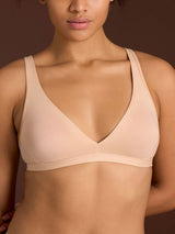 beYOUtiful YouUp - Reggiseno a vela in cotone elasticizzato Marroni Donna - Ragno