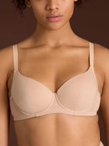 beYOUtiful YouUp - Reggiseno con ferretto in cotone elasticizzato Marroni Donna - Ragno