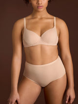 beYOUtiful YouUp - Reggiseno con ferretto in cotone elasticizzato  Marroni Donna - Ragno