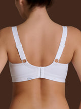 beYOUtiful YouUp - Reggiseno DE a pieno supporto in cotone elasticizzato Bianchi Donna - Ragno
