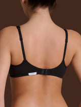 beYOUtiful YouUp - Reggiseno senza ferretto in cotone elasticizzato Neri Donna - Ragno