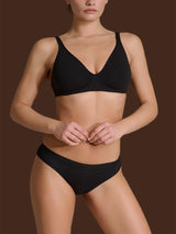 beYOUtiful YouUp - Reggiseno senza ferretto in cotone elasticizzato Neri Donna - Ragno