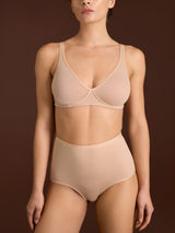 beYOUtiful YouUp - Reggiseno senza ferretto in cotone elasticizzato Marroni Donna - Ragno