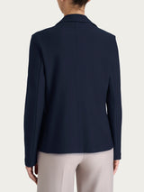 Blazer doppio petto in Compact Blu Donna - Ragno