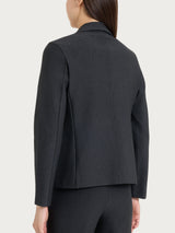 Blazer doppio petto in Compact Neri Donna - Ragno