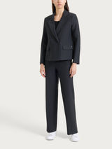 Blazer doppio petto in Compact Neri Donna - Ragno