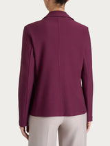 Blazer doppio petto in Compact Viola Donna - Ragno