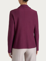 Blazer doppio petto in Compact Viola Donna - Ragno