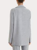 Blazer over con un bottone in Compact Neri Donna - Ragno