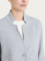 Blazer corto in Japanese Fleece Neri Donna - Ragno