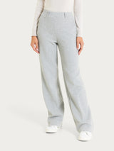 Pantalone ampio con tasche in Japanese Fleece Neri Donna - Ragno