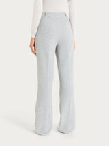 Pantalone ampio con tasche in Japanese Fleece Neri Donna - Ragno