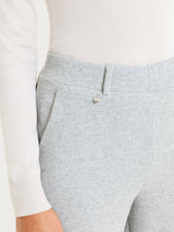 Pantalone ampio con tasche in Japanese Fleece Neri Donna - Ragno