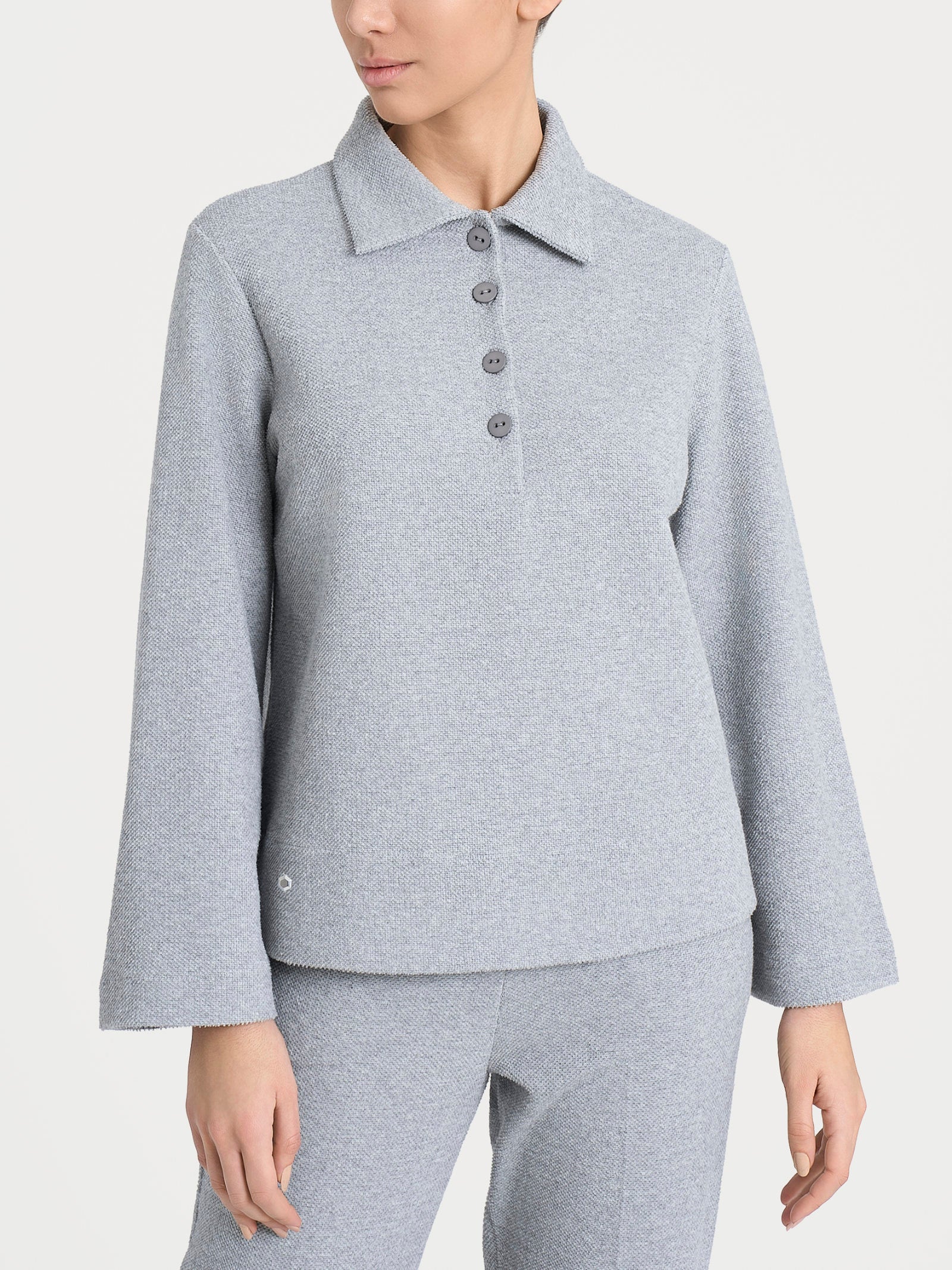 Polo in Japanese Fleece Neri Donna - Ragno