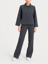 Polo in Japanese Fleece Neri Donna - Ragno