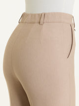 Pantalone flare lungo con tasche in Compact Grigi Donna - Ragno