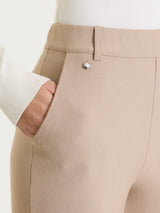 Pantalone flare lungo con tasche in Compact Grigi Donna - Ragno