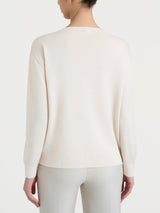 Maglia con scollo a barchetta in Merino Soft Bianchi Donna - Ragno