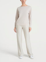 Maglia con scollo a barchetta in Merino Soft Bianchi Donna - Ragno