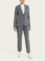 Blazer con due bottoni in Eco Jacquard Neri Donna - Ragno