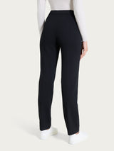 Pantalone dritto con tasche in Eco Jacquard  Neri Donna - Ragno